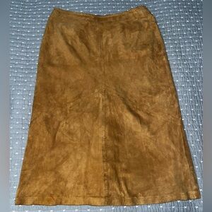 Suede vintage skirt size 8